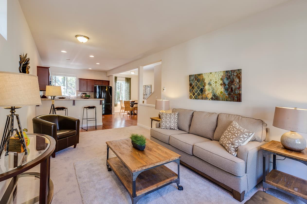 Warm, professionally managed residential interior